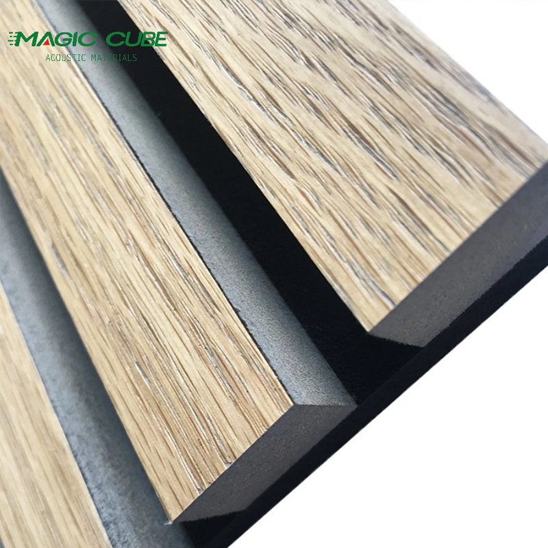 China decorative wood wall slats Polyester Wooden Slat Panel